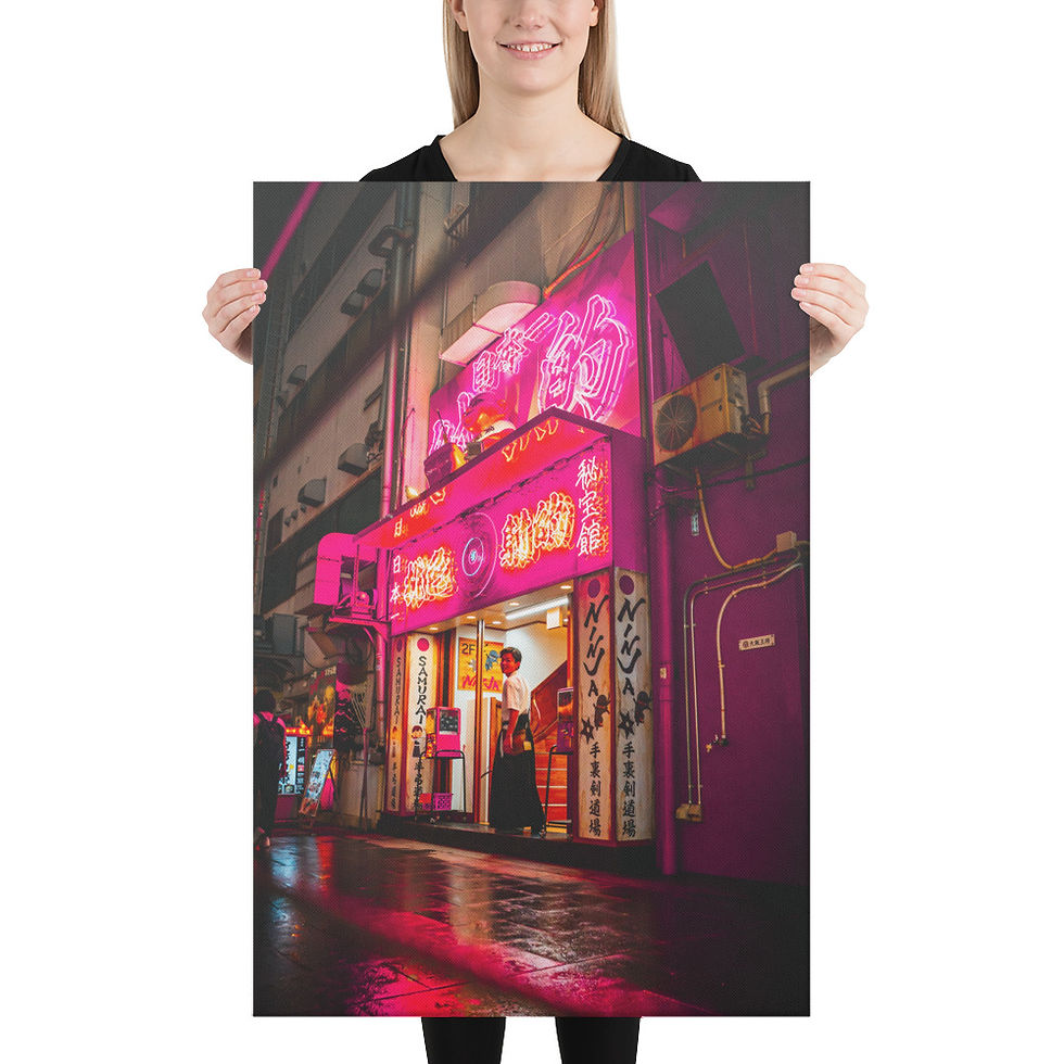 Thumbnail: NEON NIGHTS 001 CANVAS