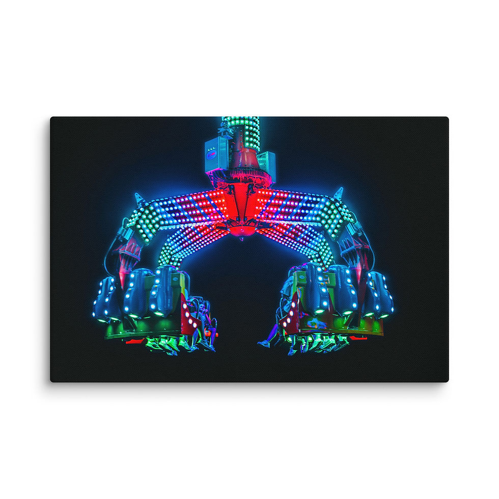 Thumbnail: NIGHT AT THE CARNIVAL 001 CANVAS