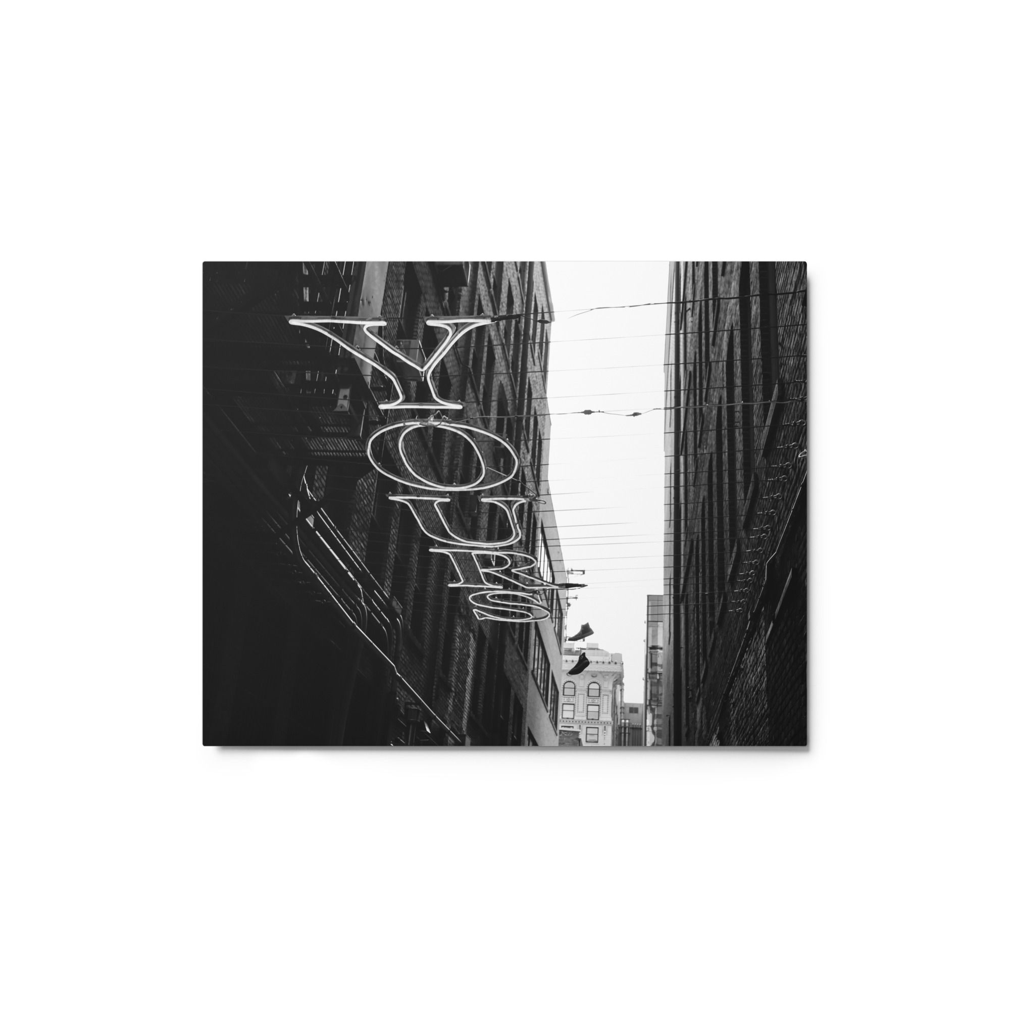 YOURS 001 METAL PRINT