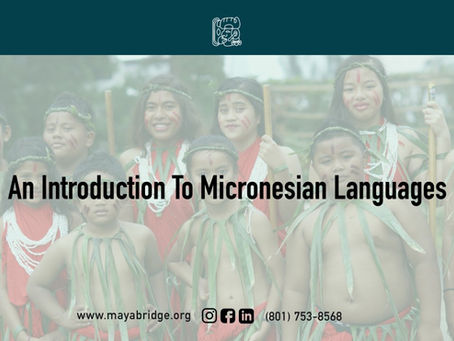 An Introduction To Micronesian Languages