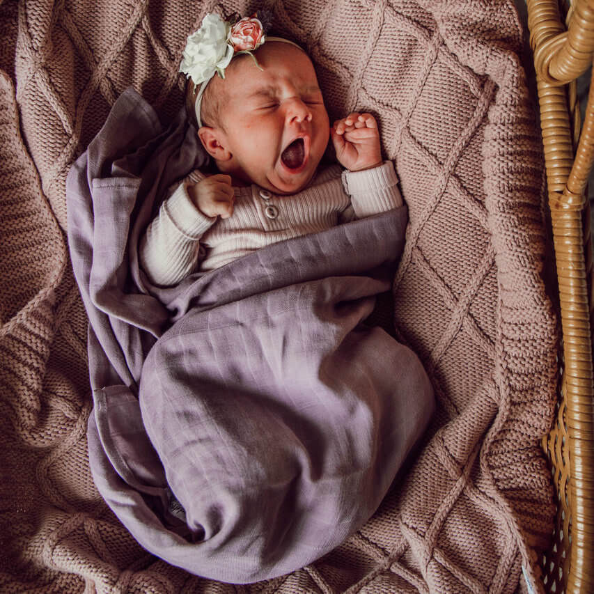 Thumbnail: Purple swaddle