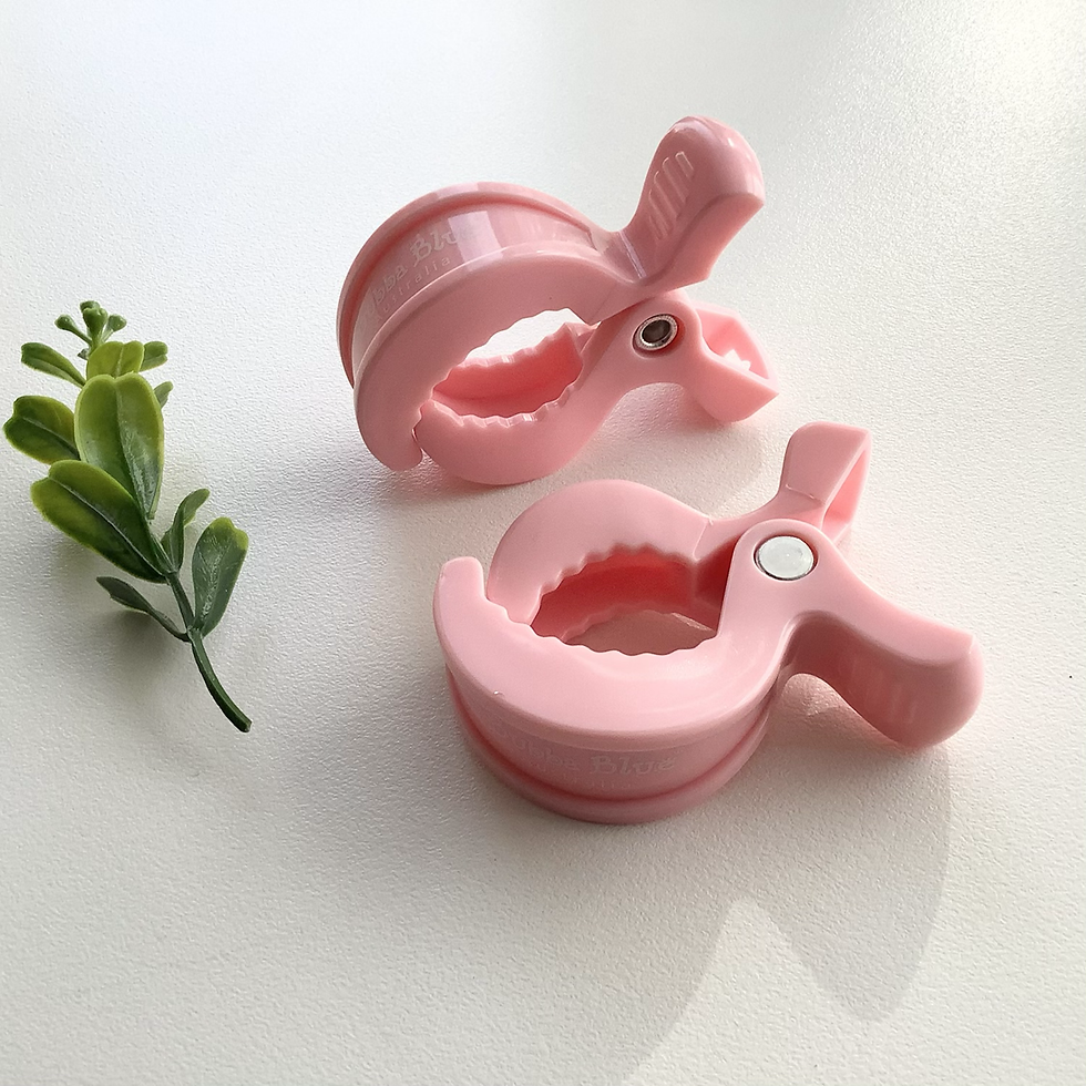 Thumbnail: Pink pram clips