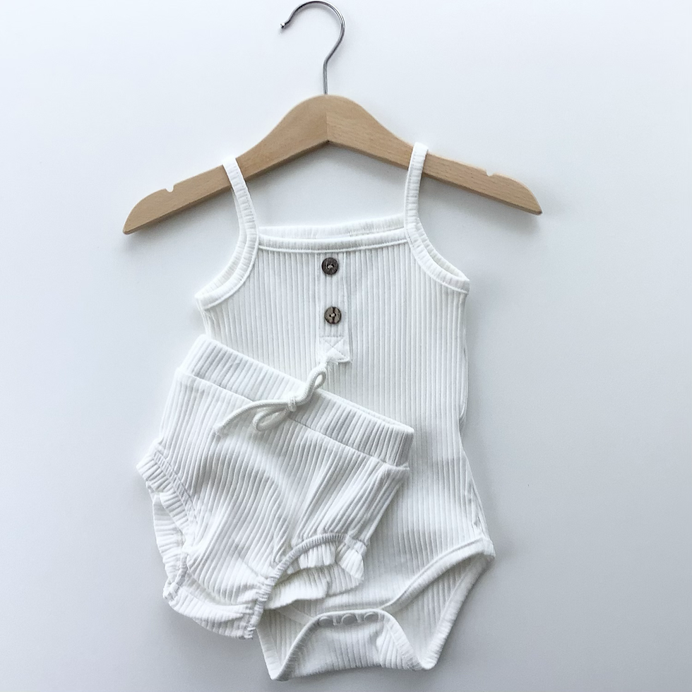 Thumbnail: White summer twin set