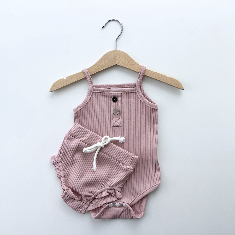Thumbnail: Pink summer twin set