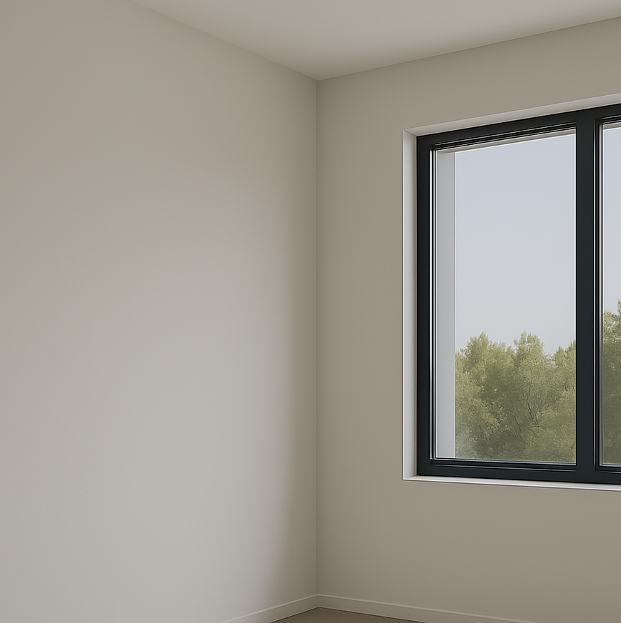 Modern Interior, smooth wall