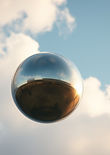 silver sphere