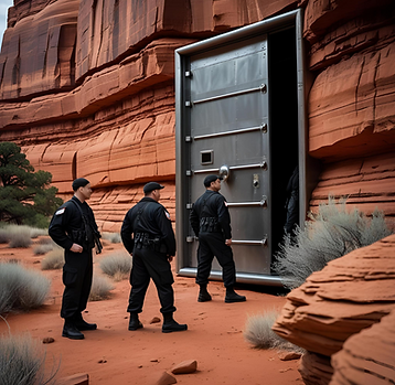 sedona arizona metallic door