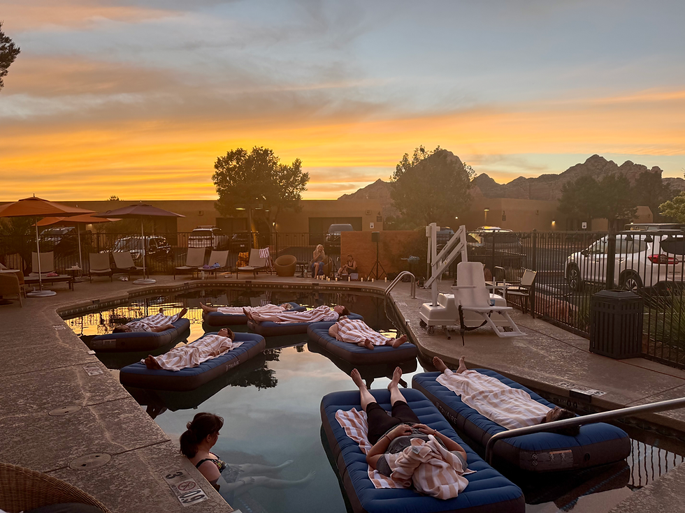 Sky Rock Sedona Floating Sound Bath