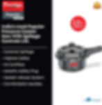 Prestige Popular Svachh Hard Anodized 2 Liter Pressure Cooker