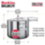 Hawkins Big Boy 18 Liter Pressure Cooker – Commercial use Restaurants & Catering