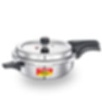 Prestige Svachh Stainless Steel 4 Liter Senior Pressure Pan Wide Cooker
