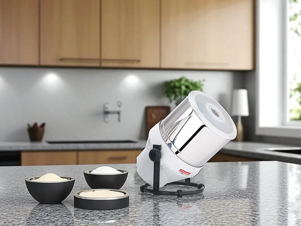 Premier Tilting Wet Grinder 2 Liter - Stone Grinder for Idli & Dosa Batter, 110V