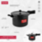 Prestige Svachh Hard Anodized 5 Liter Pressure Cooker – Durable & Safe Cooking