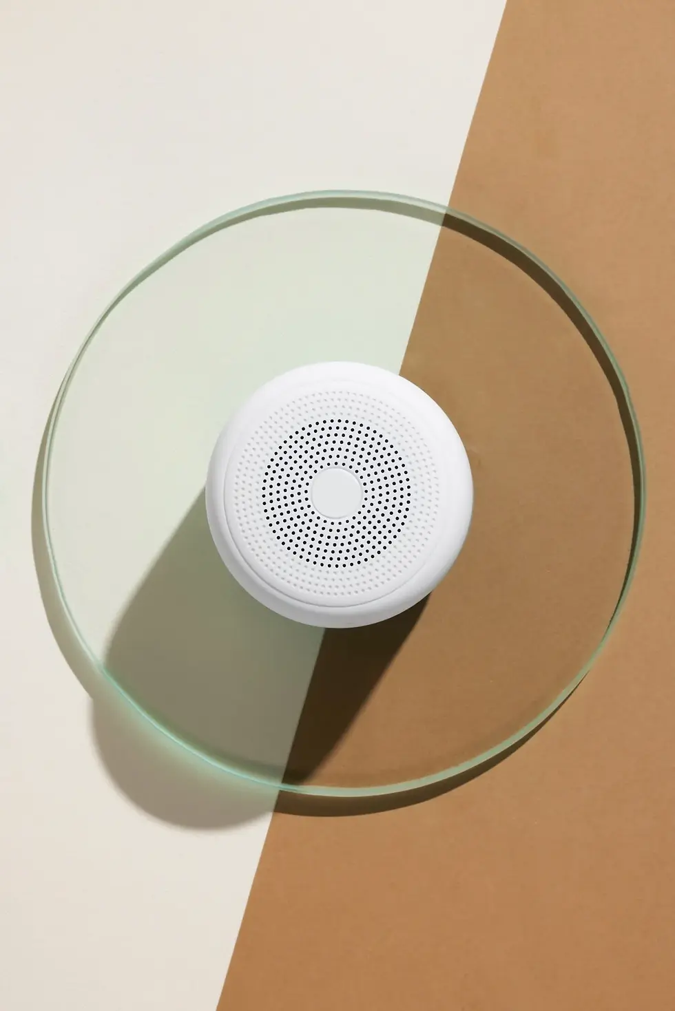 White noise machine on a table