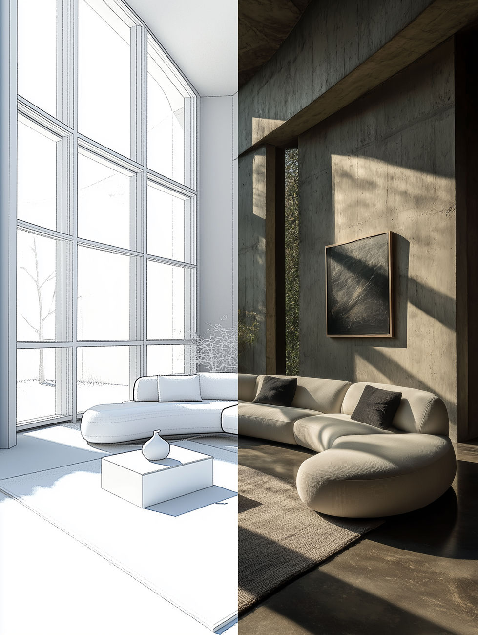 LIVING ROOM REVIT 0