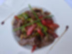 Pepper Steak with rice