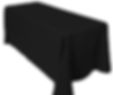 90-x-132-Tablecloth Black
