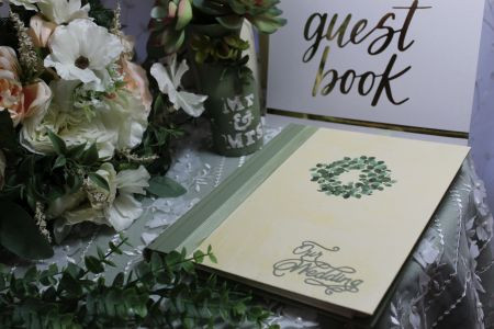 Wedding Guest Book Seeded Eucalyptus