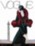 The cover of American Vogue in 1929, by Georges Lepape.