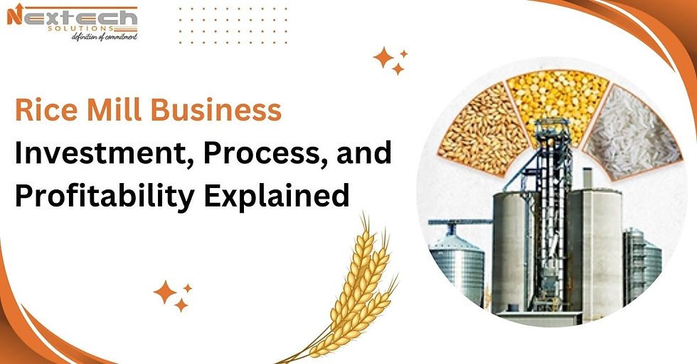 Rice Mill Business: Investment, Process, and Profitability Explained