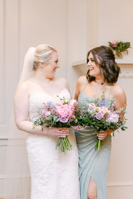 Bride and Bridesmaid