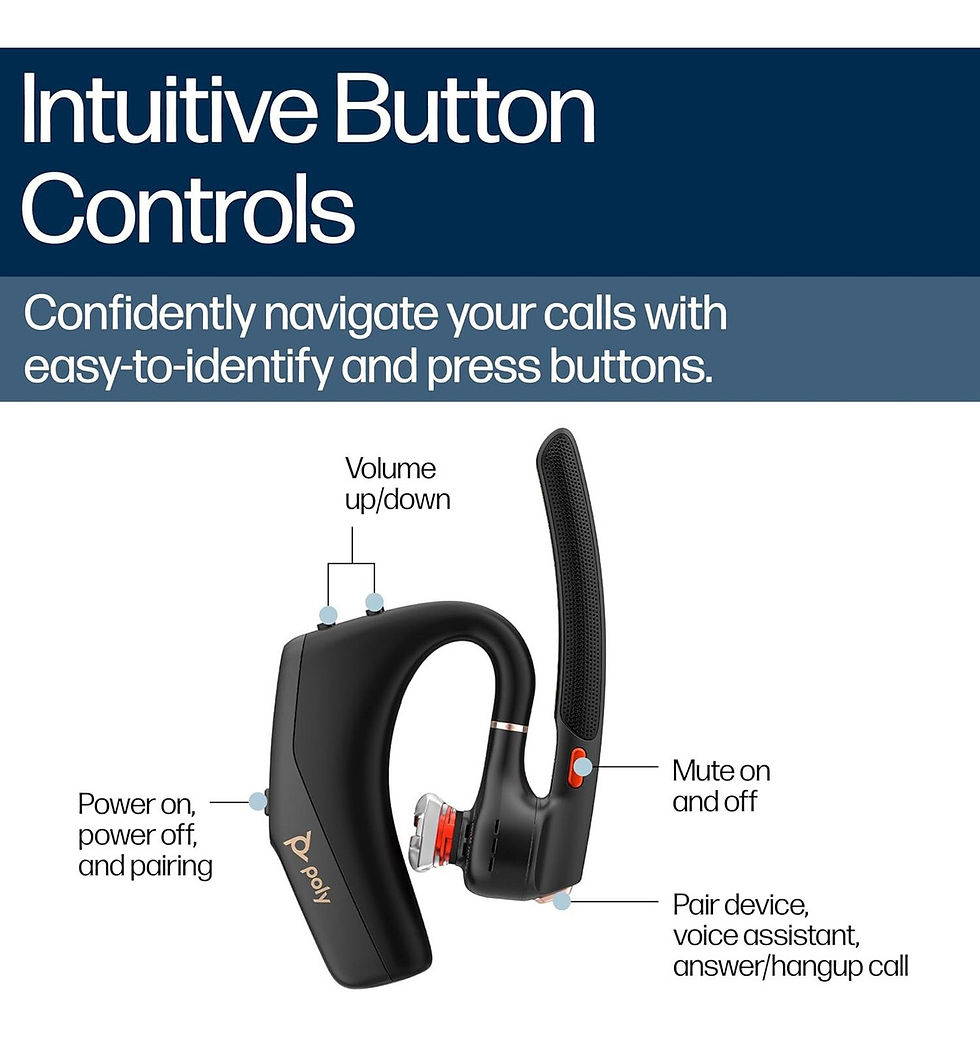 Miniatura: Headset Poly Plantronics Voyager Legend 50 c/ case (antigo voyager 5200)