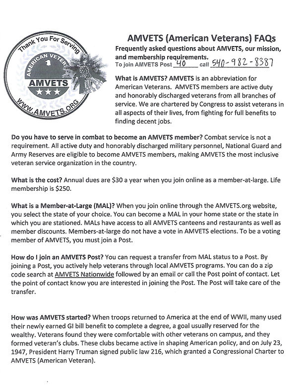 Am Vets Forms.pdf FAQs | AMVETS Post 40