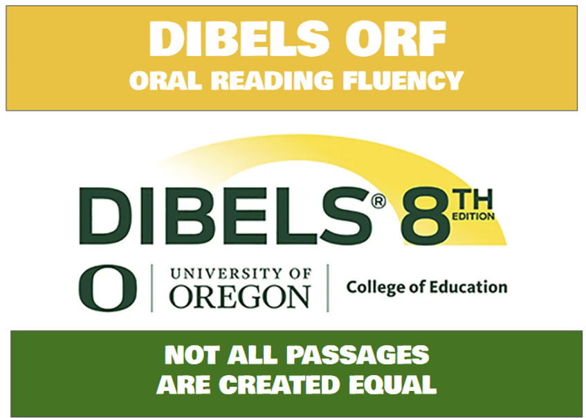 DIBELS Oral Reading Fluency Not All Passages Are Created Equal dibels-oral-reading-fluency-not-all-passages-are-created-equal