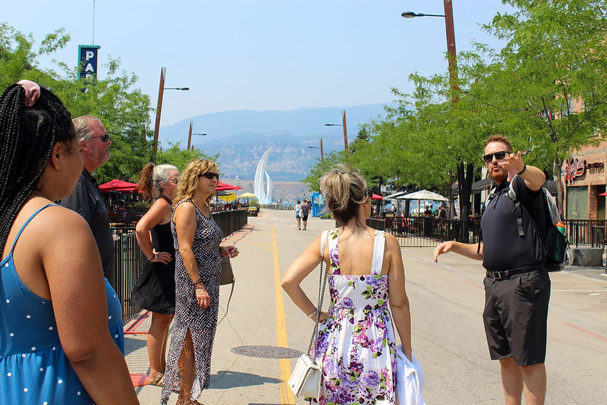 Guests on our Food Tour in Kelowna.