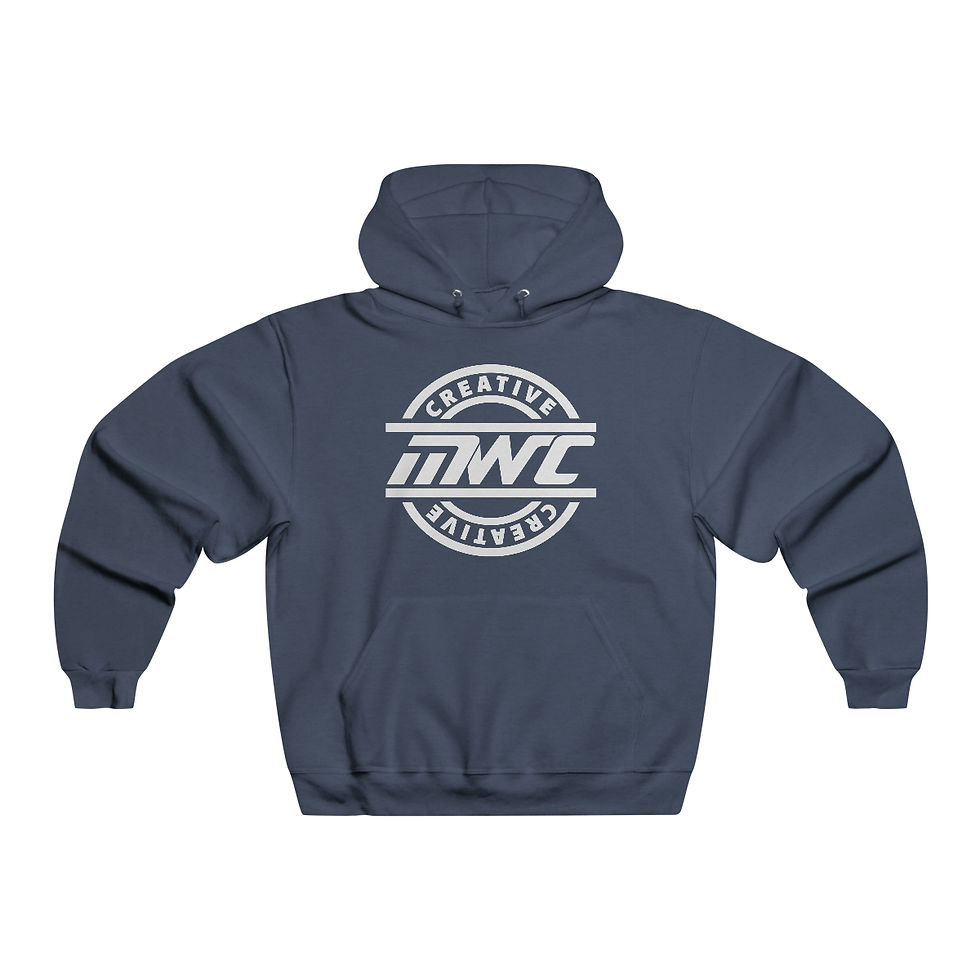 Thumbnail: White Circle Logo  NUBLEND® Hooded Sweatshirt