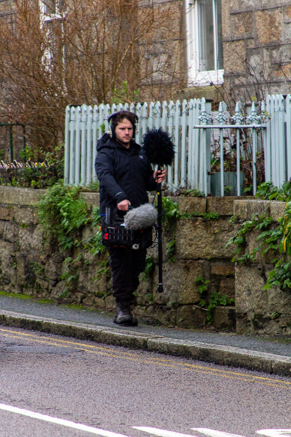 Chris Baker on location for ART