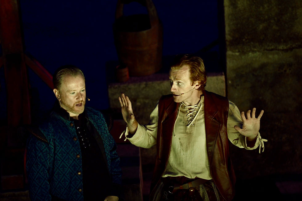 Stephen Cavanagh and Ben Kernow in MAKING A KILLING