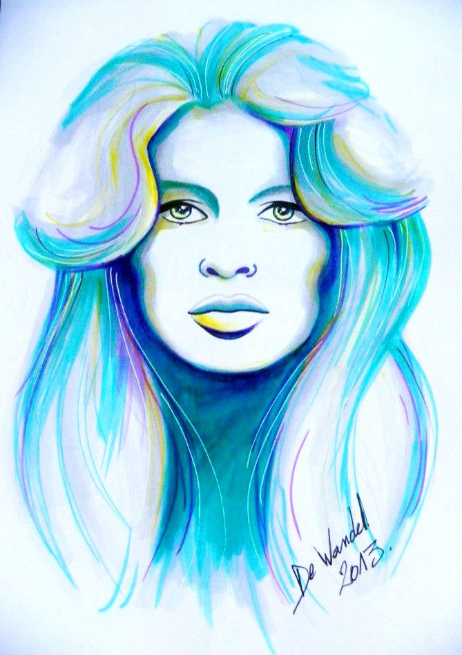 Portrait de Brigitte Bardot