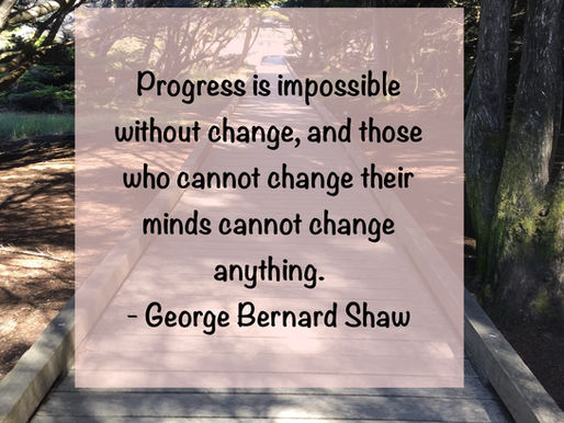 We're All a Work in Progress