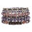 Thumbnail: Thai 3D Gems Mix Stackable Charm Bracelet