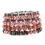 Thumbnail: Thai 3D Gems Mix Stackable Charm Bracelet