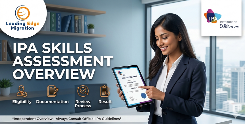 Navigating the IPA Accountant Skills Assessment for Skilled & Employer-Sponsored Visas