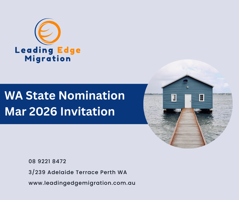 Western Australia State Nomination Round: Key Trends from March 2026 Invitations