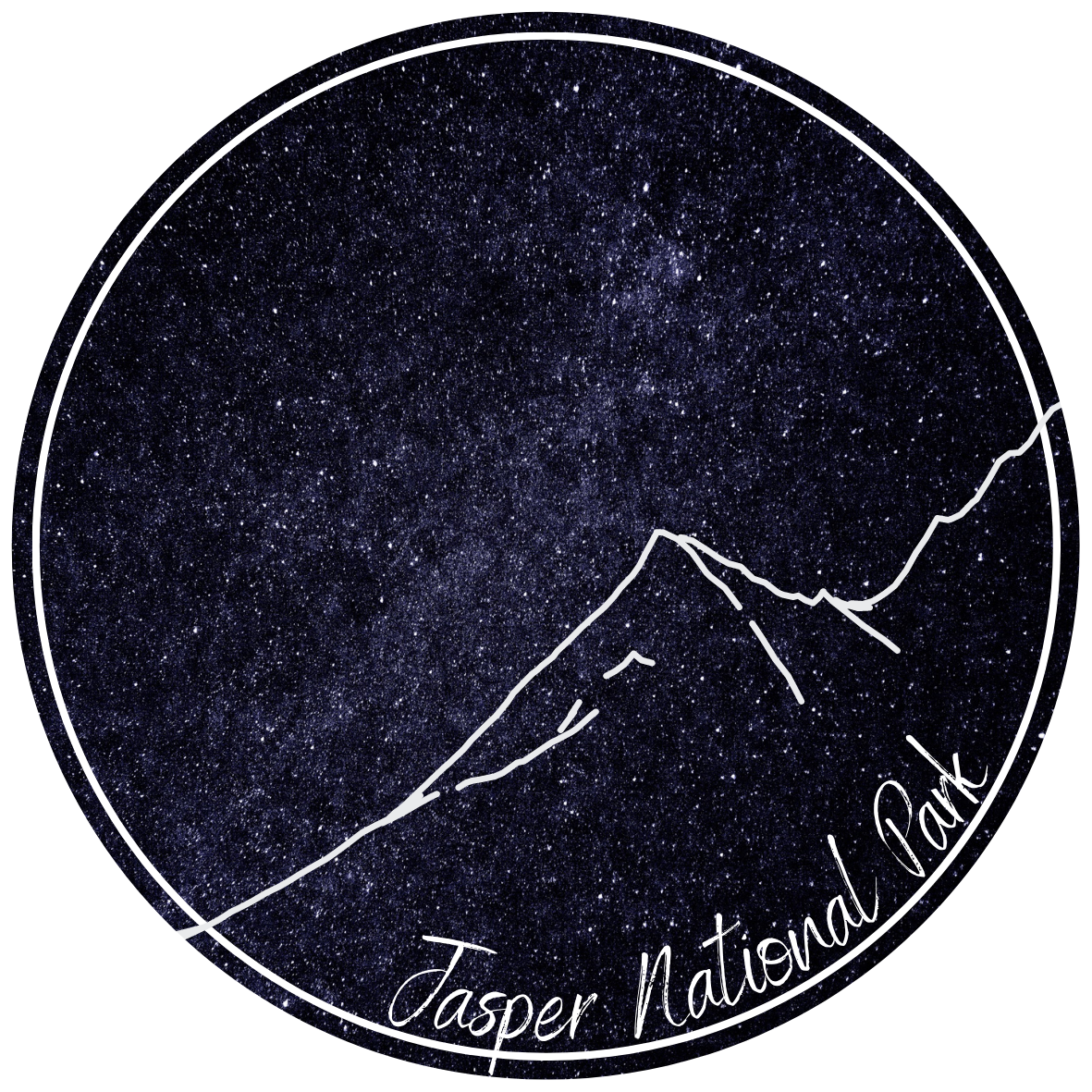 Jasper Dark Sky - 3"x3" Outdoor Sticker