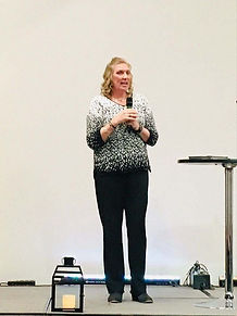 Tanya Jolliffe presenting