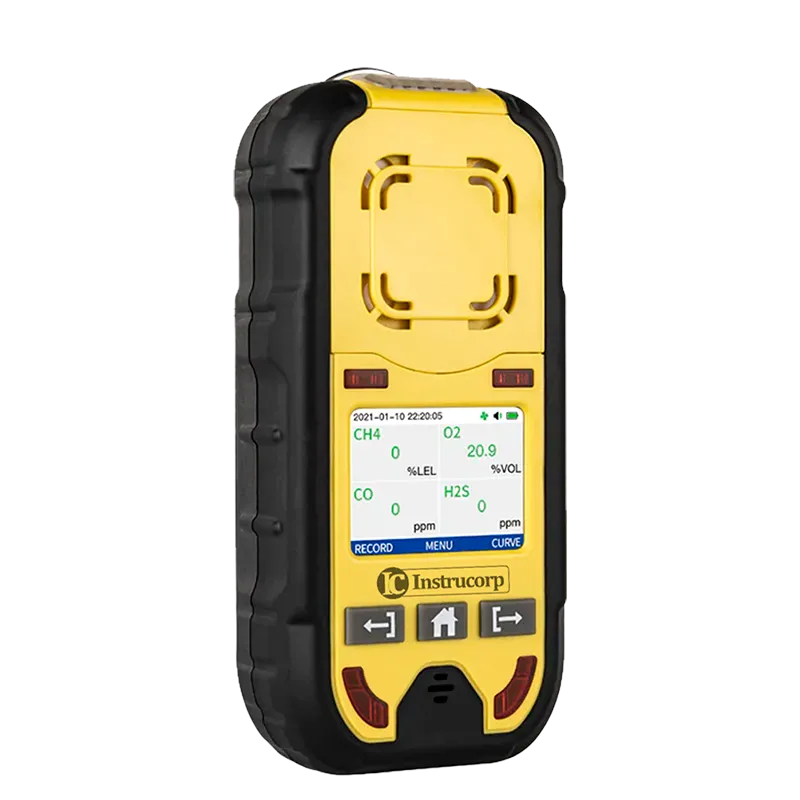 Detector Multigás 4 Gases para O2, CO, H2S e LEL - Instrucorp IC-1014