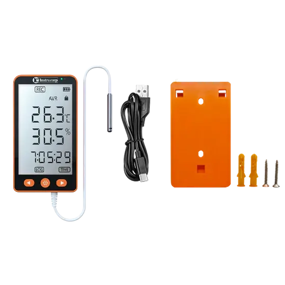 Miniatura: Datalogger de Temperatura e Umidade -40 a 85°C da marca Instrucorp IC-2085B