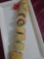 sushi de palmito apanado