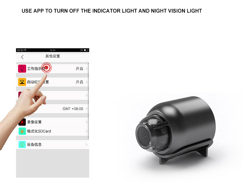 1080P HD Wi-Fi Night Vision Mini Cam