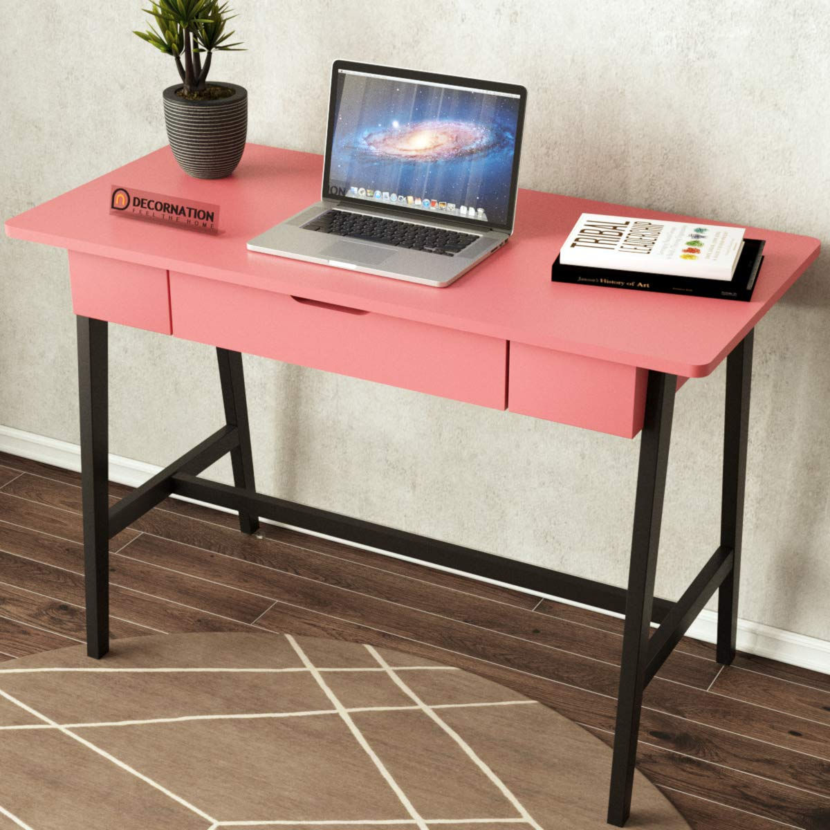 DecorNation Study Table Desk, Reading Table, Wood Table