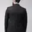 Thumbnail: Hangup Men Solid Mandarin Formal Blazer  (Black)