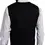 थंबनेल: APKR Solid  Waistcoat for men's (Black)
