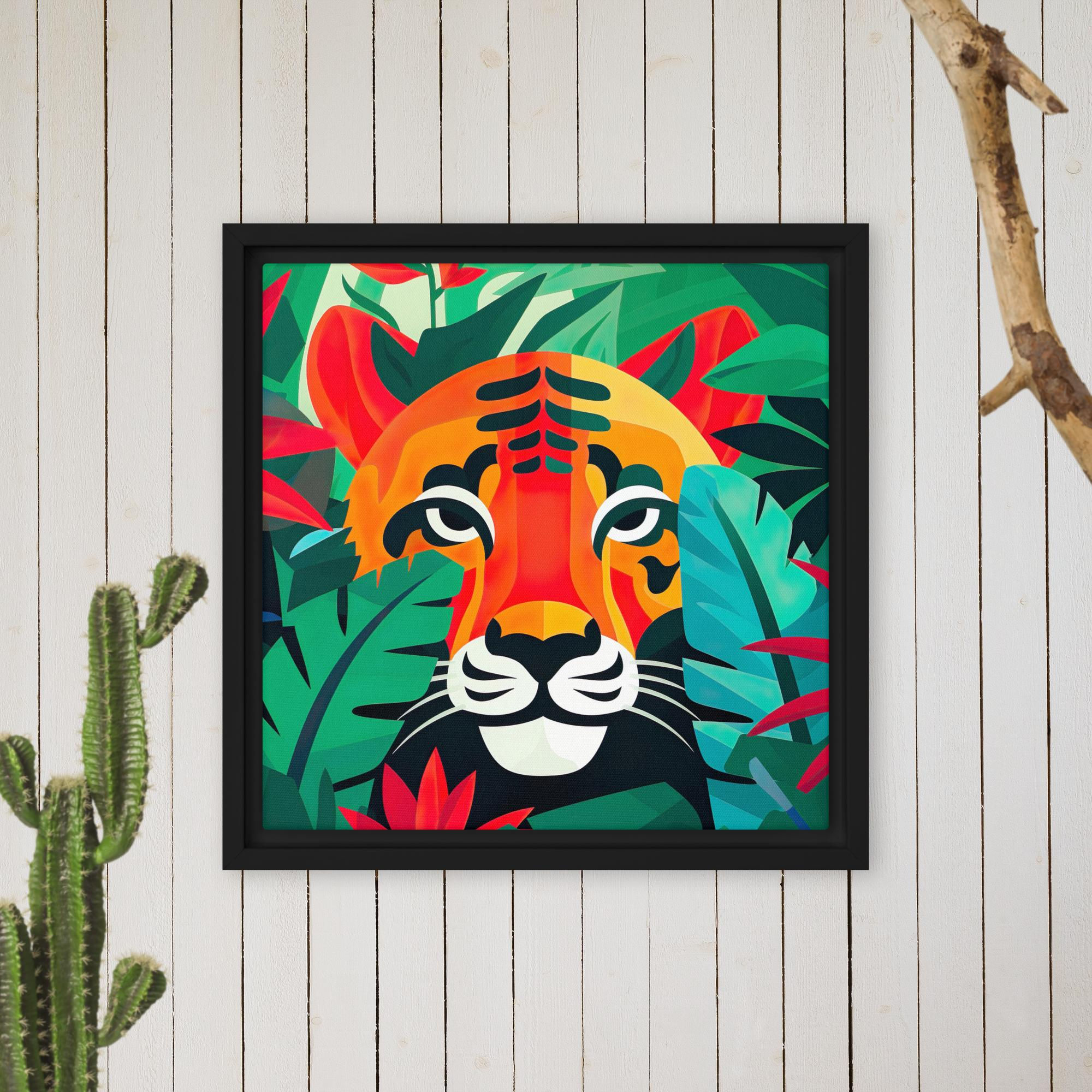 Tropical Feelings Framed canvas