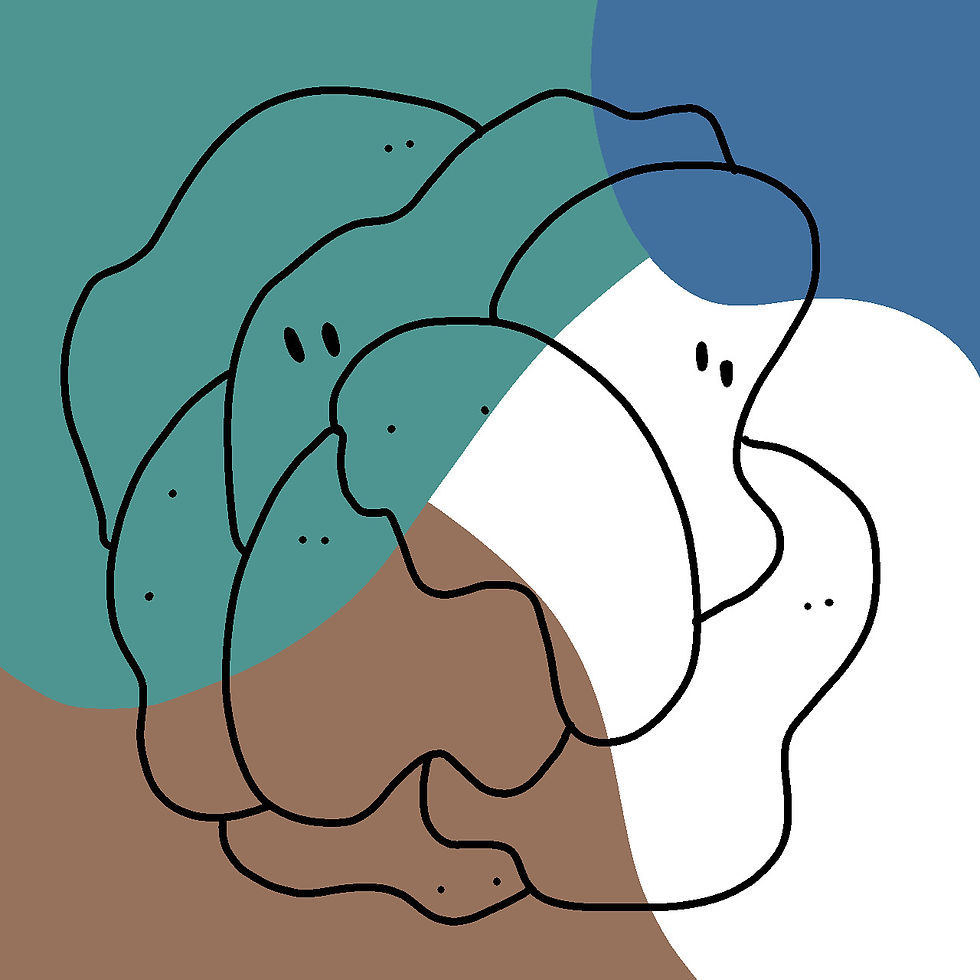 とけた何かの絵