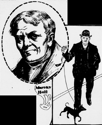 Illustration of Murray Hall, circa 1901.